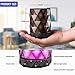 Bluetooth Speakers with Lights, LFS Night Portable Wireless Speakers, Multi-Color Auto-Changing LED Themes, Diamond Shape, Built-in Mic & TF Card, TWS Supported for iPhone, Samsungthumb 4