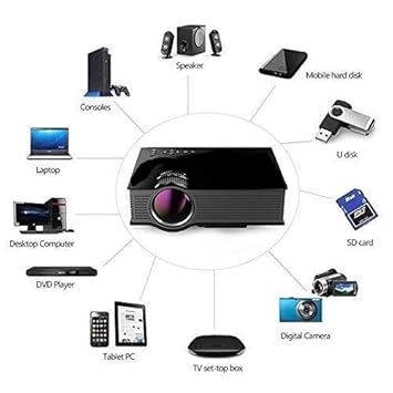 vansh tarde Projector HDMI, AV, USB Ports Projector (800x480 High Resolution)