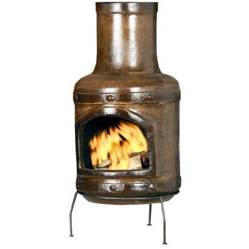 Large Mexican Veracruz Clay Chiminea Amazon Co Uk Garden Outdoors