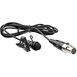 Electro-voice ULM21 Lapel Microphone TA4F Connector, Compact, Miniature, Low Profile Design