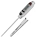 Mechance Meat Thermometer, Instant Read Thermometer BBQ Thermometer Grill Thermometer Food Thermometer with Long Probe for Kitchen Cooking Grilling Smoker Fry Steak Meat Candy Milk Oil Liquid
