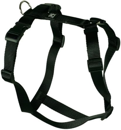 Felt Soft Nylon Collar Chest Harness, Black