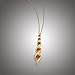 Platinum-Plated Sterling Silver Garnet Pendant Necklace, 18