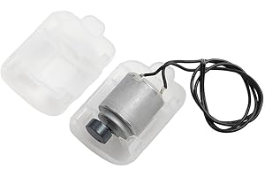 Vibration Motors DC 12V 5000RPM, 2 Pack Mini Vibrating Motor with Metal Head for Massager, Tools, and Automation Devices, 58x