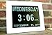 HiClear Dementia, Alzheimer's, and Memory Loss Digital Calendar Day Clock for Elderly Seniors with Extra Large Day and Time Period