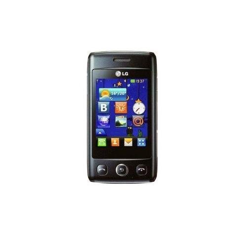 LG T300 Cookie Lite Unlocked Quadband Touchscreen Phone with FM Radio, MP3, 1.3 MP Camera and Social Networking Apps - Unlocked Phone - No Warranty - Black