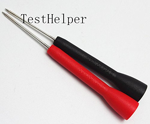 TestHelper TP620 Needle Length:50.5mm Piercing Needle Non-destructive test probe Use for Multimeter Test Leads Meter Test Lead