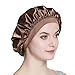 Floral Night Cap Double-layered Satin Head Wraps for Stylish Girls