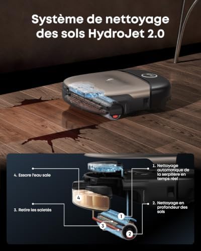 Robot aspirateur Laveur Omni S2 avec Station UniClean™ 12-en-1