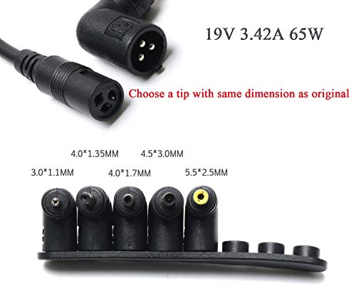 65W Universal AC Adapter Charger for Asus Laptop PA-1650-78 A56C A56CA A56CM ADP-65GD AD887020 B EXA1203YH PA-1650-78 PA-1650-93 F555 F555LA ADP-65AW A EXA0703YH AD887320 ADP-65BW BADP-65DW
