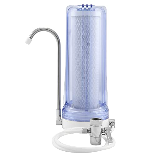 APEX EXPRT MR1010 Countertop Water Filter System, 5 Micron Carbon