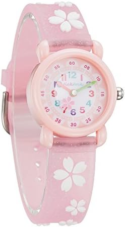 チックタック Ticktock キッズ腕時計 クオーツ アナログ表示 子供 ガールズ 桜 子供用腕時計女の子 ウォッチ 子供の日 プレゼント 低廉 並行輸入品 新学期 お祝い 入園 通学 誕生日 通園 入学 ピンク