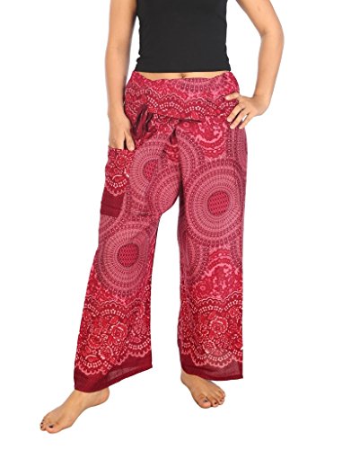 Lannaclothesdesign women s rose circle mono tone thai f…