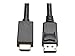 Tripp Lite DisplayPort to HDMI Active Adapter Cable, DP with Latches to HDMI (M/M), UHD 4K x 2K/1080p, 3 ft. (P582-003-V2-ACT),Black