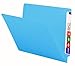 Smead End Tab File Folder, Shelf-Master Reinforced Straight-Cut Tab, Letter Size, Blue, 100 per Box (25010)