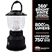 ENBRIGHTEN LED Camping/Emergency Lantern, USB Charging, Battery Powered, 800 Lumens, 750 Hour Runtime, Gun-Metal Gray, 41541