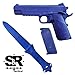 S&R Tactical - Training Gun and Knife Combo Pack 1911 (Blue/Blue)
