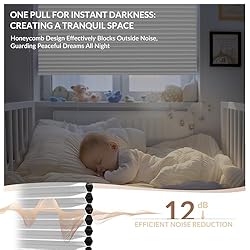 Boolegon Blackout Cellular Shades Cordless Pull