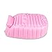 Signstek Baby Infant Travel Inflatable Non Slip Bathing Tub Bathtub Pink
