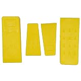 TIPU 4-Pack Felling Wedge, Tree Felling Wedge for Tree Cutting, Logging Wedges Set for Chain Saw, 5.5"(2-Pack), 8"(2-Pack)
