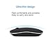 Wireless Mouse,Attoe Ultra-Thin Noiseless 2.4GHz and Bluetooth Dual-Module Wireless Mouse for PC Laptop Notebook Windows Android Mac OS (Black)