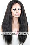 Chantiche Natural Looking Italian Yaki Lace Front Wigs Best Brazilian Remy Human Hair Wigs with Baby Hair for African Americans 130 Density