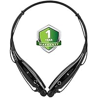 odestro HBS-730 Wireless Bluetooth Headset Sports Bluetooth Headphone Sweatproof & Mic with Magnet Earphone Bluetooth Headset & Mic Support for All Smartphone (Assorted Colour)