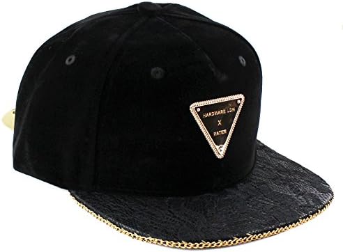 Hater Lace Velvet Gold Chain Snapback
