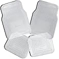 Zento Deals Car Floor Mat -Heavy Duty Weather Protection Mats (Clear)