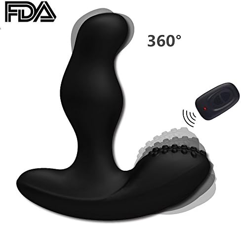 Vibrating Massager for Male, Dual Motor 19 Stimulation Modes Rechargeable Remote Control Wireless Vibrator Massager for Men Waterproof Strong Therapeutic Power Muscle Aches Sports Recovery by Cupider