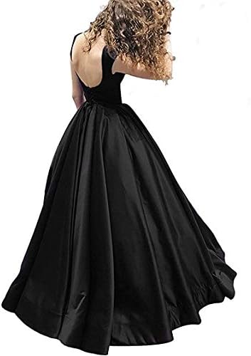 Off Shoulder White Wedding Dress Slit Satin Prom Ball Gown Formal for Women Evening