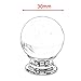 Revesun 10PCS/LOT Diameter 30mm Clear Crystal Glass Ball Shaped Door Knobs Cabinet Pulls Cupboard Handles Drawer Knobs Wardrobe Home Hardware