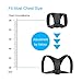 TDH Posture Corrector Women Men- Back Clavicle Support Brace Neck Pain Relief Upper Shoulder Posture Corrector Women Under Clothes Bra Posture Strap Back Support Muscle Pain Reliever Kyphosis Brace