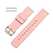 MLQSS Soft Silicone Watch Band with Quick Release Pins - Choice Color & Width (18mm, 20mm or 22mm) Watch Straps w/Adjustable Metal Clasp