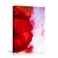 Canvas Wall Art Liquid Abstract Colorful Decorative Elements Mixed Media Multicolor Swirly - 12x18 inches