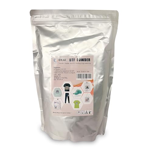 Premium DTF Powder - White– Full Melting & Clump-Free | Strong Ink Adhesion | Soft Feel Direct to Film Transfer Powder