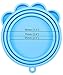 Vcalabashor Can Covers for Dogs and Cats, Soft Safe Silicone Can Lids, 3 Pack (Pink/Green/Blue)
