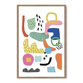 signwin Framed Canvas Wall Art Boho Decor Illustration...