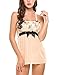 Avidlove Women Babydoll Sexy Lingerie Set Sleepwear Lace Mesh Chemises Outfit