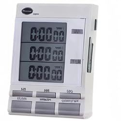 Brannan Digital Triple Kitchen Timer and Clock with