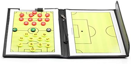 jiele Basketball Coaching Board Coaches Clipboard Tactical Magnetic Board Kit With Dry Erase, Marker Pen and Zipper Bag,PU Leather Cover,Lightweight and Portable
