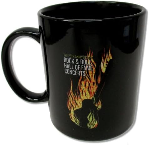 Rock & Roll Hall of Fame 25th Anniversary Concert Black Ceramic Mug