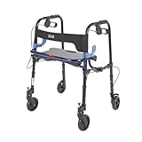 Drive Medical Deluxe Clever Lite Rollator Walker with 5