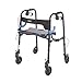 Drive Medical Deluxe Clever Lite Rollator Walker with 5