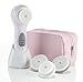 True Glow by Conair Sonic Facial Skincare System; Pink; Amazon Exclusive Bonus Pack