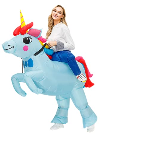 KOOY Inflatable Costume Adult,Inflatable Halloween Costumes,Unicorn
