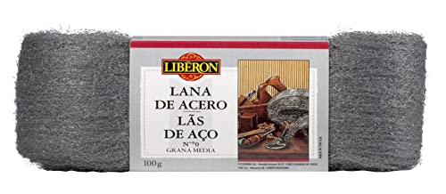 Liberon - Lana acero nº 0 textura media 100 g 4396