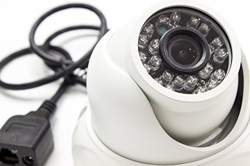 Microseven M7D12 Works with Alexa, Free 24Hr Cloud, 960P 3MP 2.8mm Lens HD Outdoor IP Camera 20M IR ICR Infrared Night Vision P2P ONVIF +Free Live Streaming on microseven.tv (NO WiFi, NO POE)