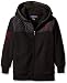 U.S. Polo Assn. Big Boys' Sherpa Lined Fleece Hooded Jacket, Black, 14/16
