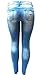 David-J Premium Blue Denim Stretch Jeans Destroy Skinny Ripped Distressed Pants